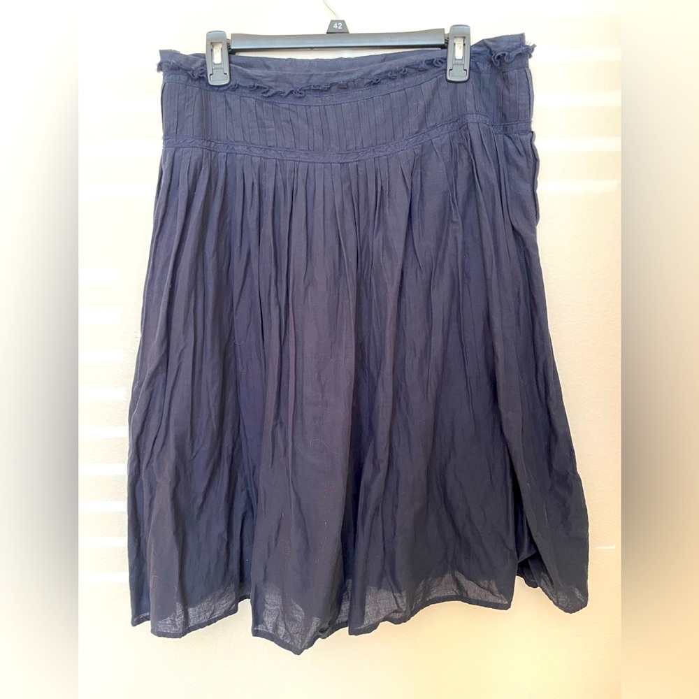 Vintage Calvin Klein Skirt Navy Blue Size 12 - Picture 1 of 4